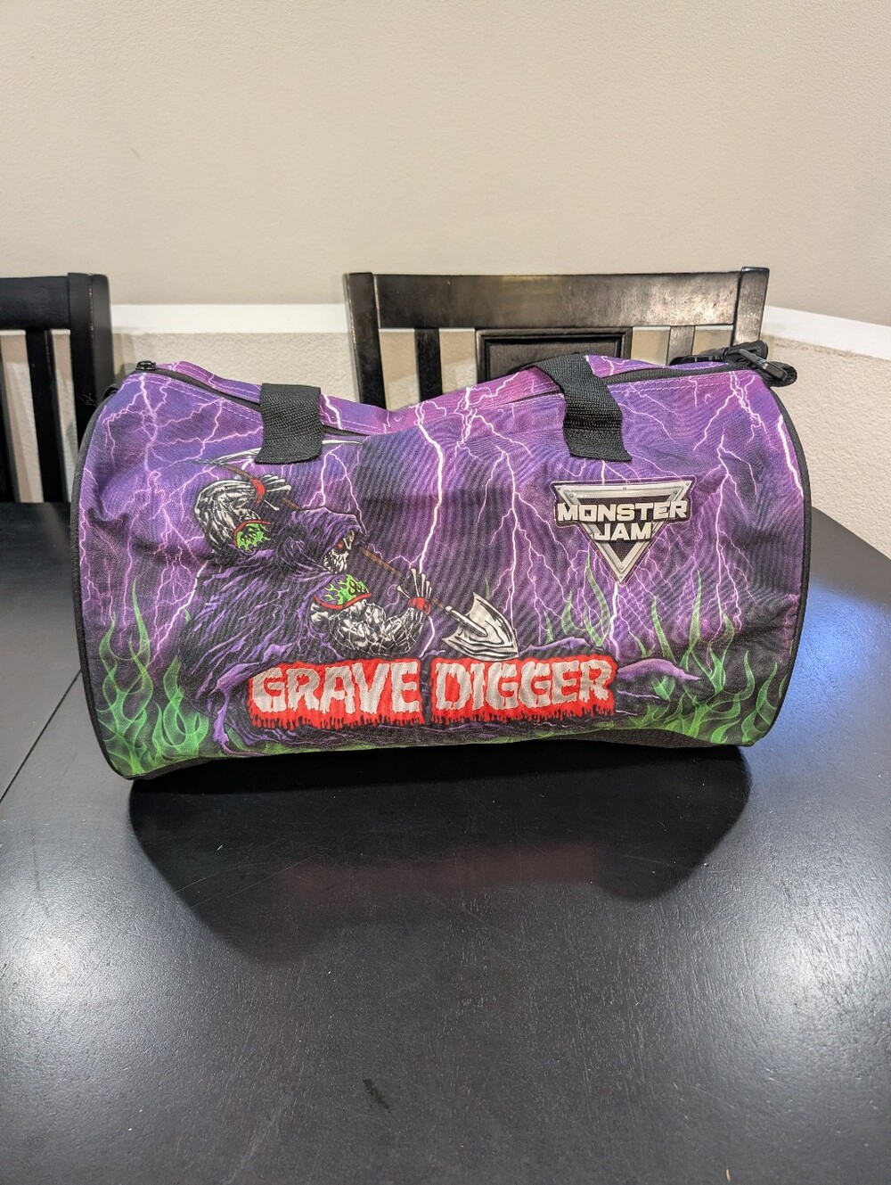 Monster Jam Grave Digger Duffel Bag NWOT